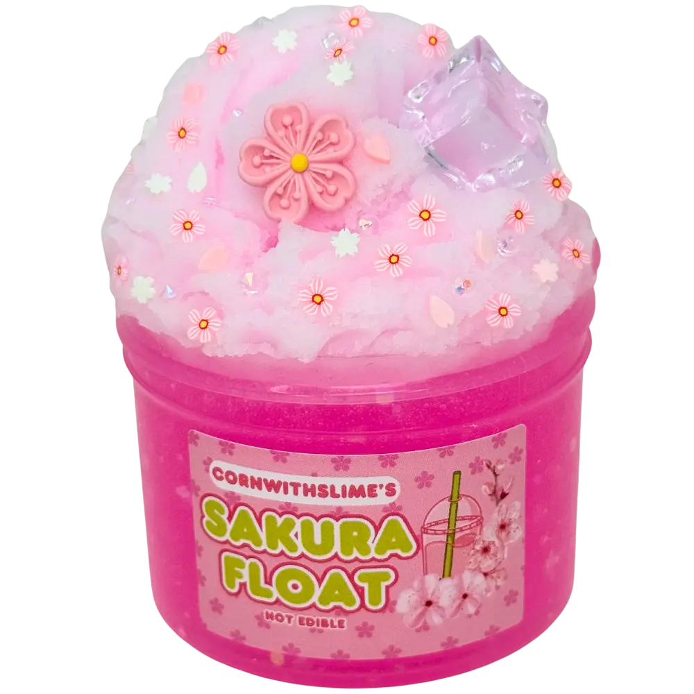 Sakura Float 8oz Slime Icee x Clear Texture Scented Cherry Blossom Sakura Float 8oz Slime Icee x Clear Texture Scented Cherry Blossom
