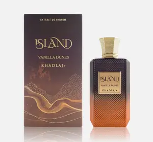 Khadlaj Island Vanilla Dunes Extrait De Parfum Spray 3.4 oz (100 ml) | Long Lasting Unisex Fragrance