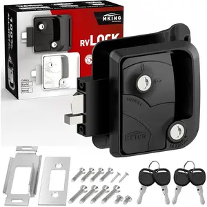 Caravan door locks, replacement caravan door locks, trailer door locks, waterproof caravan door locks, mechanical keyed trailer door locks, fits most caravan doors