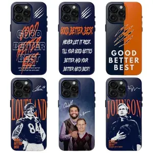 Chicago Football Good Better Best Phone Case, Never Let It Rest Till Your Good Gettes Better And Your Better Gets Best Phone Case Suitable for iPhone 17-11 Pro Max/Plus and  Samsung Galaxy S23-25