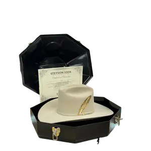 STETSON EL PRESIDENTE 100X SILVER BELLY COPA ALTA