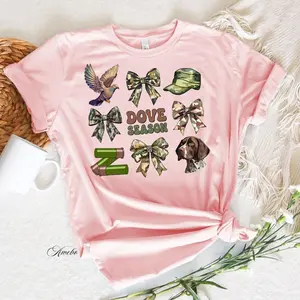 Dove Season Camo Bows Shirt Bundle | Preppy Duck Season Camo Bows Shirt|Southern Hunting Shirt Design
