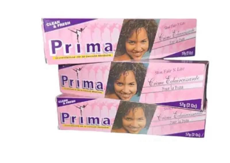 Prima Cream Pack of 3 - Clean & Fresh Skin Fair N Lite Crème Éclaircissant 57g Each