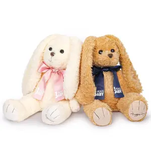 Snowolf Super Soft Plush Bunny Rabbit Stuffed Toys - 12in, 16in Sizes - Ideal for Kids’ Playtime, Happy Hugs, Cozy Cuddles & Brain Development - Easter Gift, House Decoration