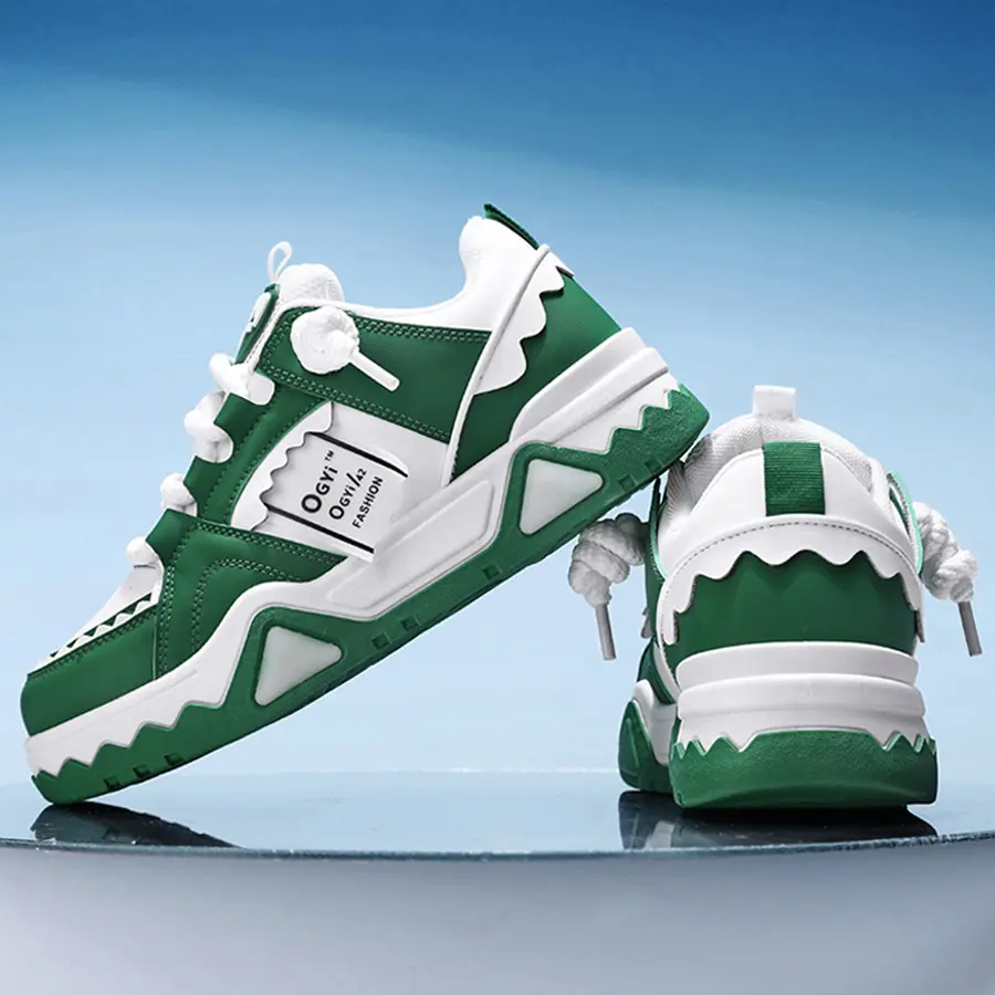 Men's Casual Platform Sneakers, Breathable Mesh Round Toe Skate Shoes with a Non-Slip Sole and Height Boost for All Seasons, Skating, Sporty Chic, Mesh Upper, Campus Style Casual Trainers, Height-Increasing Casual Trainers