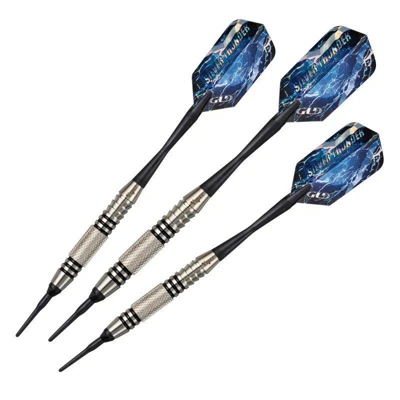 Viper Silver Thunder Darts Soft Tip Darts 5 Knurled Rings 18 Grams
