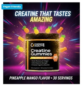 Choice Daily's Creatine Gummies - Pineapple Mango