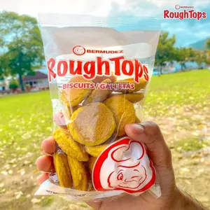 Bermudez Rough Tops, a popular Caribbean coconut-flavored biscuit
