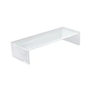 Azar Displays Clear Acrylic Monitor Riser 21"W x 7.75"D x 4.5"H