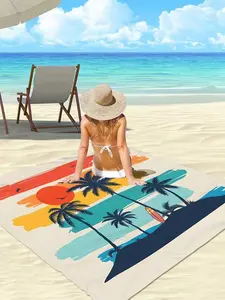 Single outdoor picnic mat with digital printed pattern, waterproof and sand resistant.Suitable for camping and outdoor picnic use.