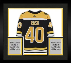 Framed Tuukka Rask Boston Bruins Autographed Black Adidas Authentic Jersey - Fanatics Authentic Certified