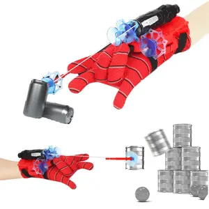 Launcher with Silk Glove Spiders magnetic Web Wrist Set Shooters Toy Cosplay Props for Kids Toys Gifts dart zone blasters