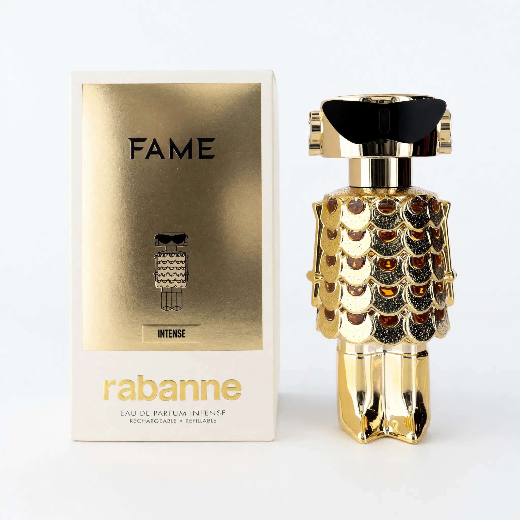 Intense Refillable EDP Spray for Women, Honeyed Fusion of Floral Jasmine & Spicy Sandalwood, Women's Fragrance, 2.7 oz, Jasmine-Themed Women's Fragrance