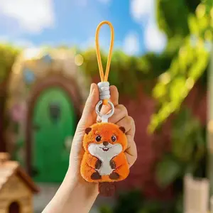 Kawaii Anime Hoppers Plush Cute Tom Lizard Plush Soft Stuffed Animal Beaver Plushie Keychain Option Plushie Toy Birthday Gift