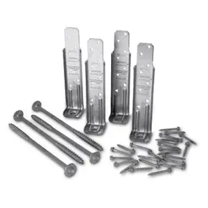 Simpson Strong Tie DTT1Z-KT Galvanized Deck Tension Tie Kit With Fastenersm- 14 ga.