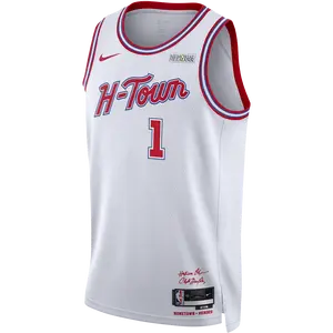 Youth Houston Rockets Nike Amen Thompson City Edition Swingman Jersey