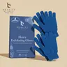 Beauty by Earth Heavy Exfoliating Gloves for Deep Body Scrubbing & Exfoliation - 2 Pairs of Lustrous, Durable Gloves Made with Nylon for Shower and Bath Before Tanning