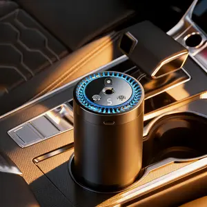 Smart Car Air Fresheners, Star Light Projection,Ambient Light & Mist Fragrance, Auto On/Off Car Air Freshener Diffuser, Adjustable Intensity, Premium Scents Refill, Ocean