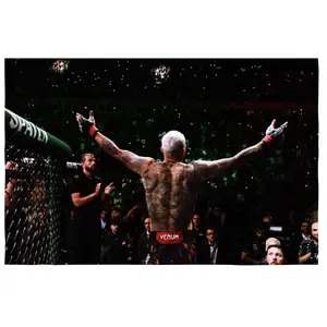 Charles Oliveira Victory UFC Fighter - Charles Oliveira Wall Flag UFC Tapestry, Home Decor, Gift For Fan, Trendy Flags College Dorm Aesthetic, Wall Decor Wall Flag Decorative Flags, Roome Decor Flags, Hanging Decor