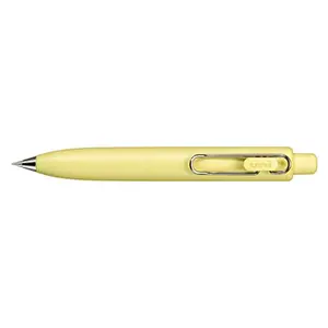Uniball One P Gel Pen - Banana (0.5mm Black Refill)
