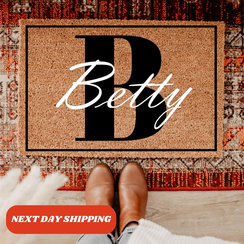 Custom Doormat, Name Doormat, Custom Housewarming Present, Family Welcome Mat, Outdoor Decor, Monogrammed Doormat, Coir Doormat, Housewarming Gift, Home Decor, Welcome Doormat, Personalized Gift, Doormat
