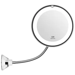 10X Magnifying Makeup Mirror, Portable Folding Mirror With Suction Cup, Makeup Tool for Women