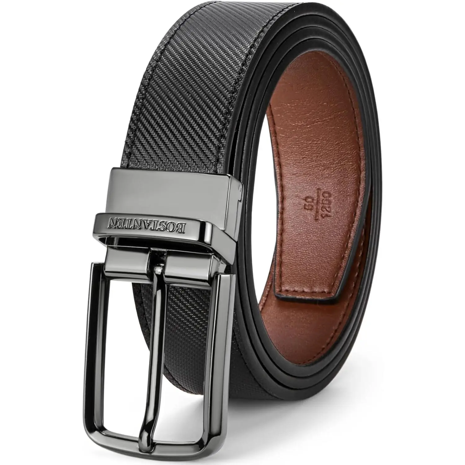 Men Leather Reversible Belts for Men 1 3/8" for Casual Golf Dress Pants,  Two-in-One Belt Gift - TikTok Shop