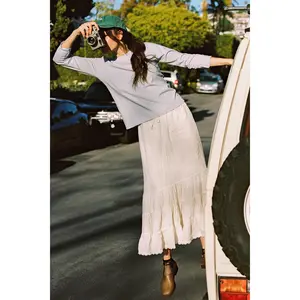 Tissue Linen Skirt