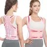 Posture Corrector for Women & Men, Back Shoulder Support Brace - Adjustable & Breathable, Upper Back Straightener Pulls Shoulders for Pain Relief, Neck Hump, Hunchback, Kyphosis, Scoliosis