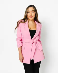 Sleeve Cinched  Blazer