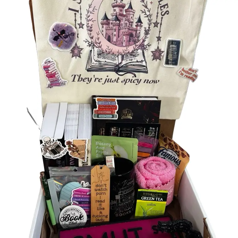 Spicy Dark Romance Book Lovers Box-Perfect Gift for Dark Romance Readers With Bookish Goodies