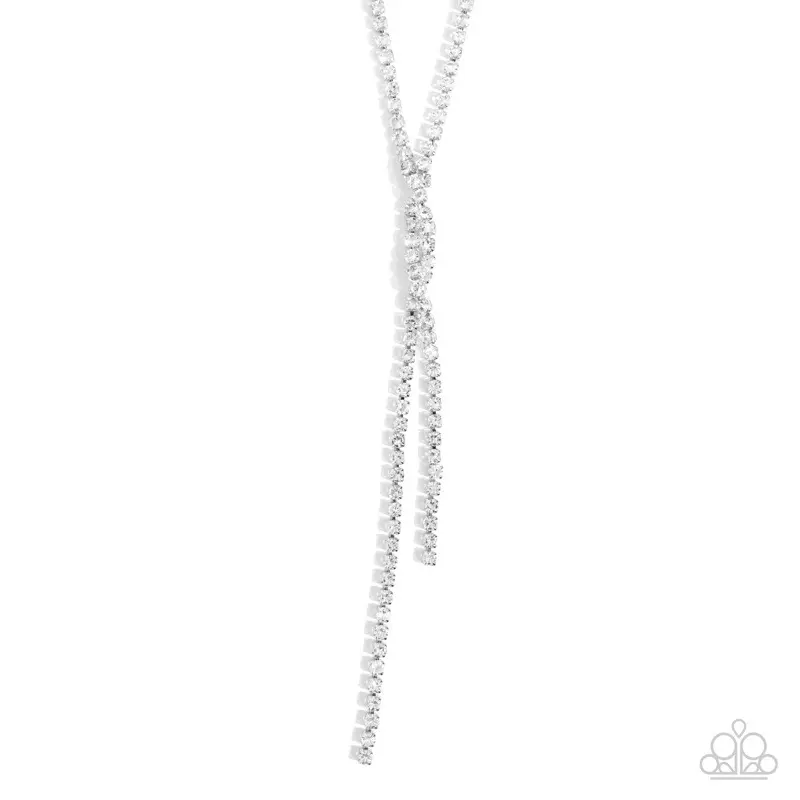 Paparazzi Timeless Team White Necklace for Women