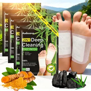 Foot Detox Patches for Stress Relief Toxin Removal & Better Sleep Natural Deep Cleansing Pads Healthy Healthcare Solution Treatment 40pcs Herbal Wellness Blend Ginger Turmeric Peppermint Essential Herbs TikTokShopBlackFriday
