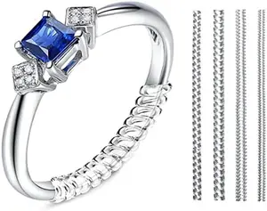 Ring Sizers for Loose Rings, Invisible Size Adjuster Silicone, Guards Spacer Tightener Resizer Fitter for Women Men, Make Smaller Without Resizing Thick Band