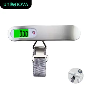 AdorerCare Baggage Digital Scale Travel Portable 50kg/110lbs, kg/g/lbs/oz Measure Luggage Weight Handheld with LCD Display Suitcase Scale for Travelers Essentials