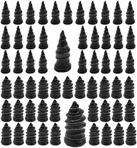 60PCS Tire Repair Rubber Nail, Vacuum Tire Repair Kits Spiral Rubber Nails, Tire Screw Plug Fast Tool Self Service Tire Repair Nail for car, Motorcycle, Truck, Tractor Tire Puncture Repair