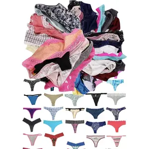 Women's Pack of 6  Random Assorted Print Panties -Thongs