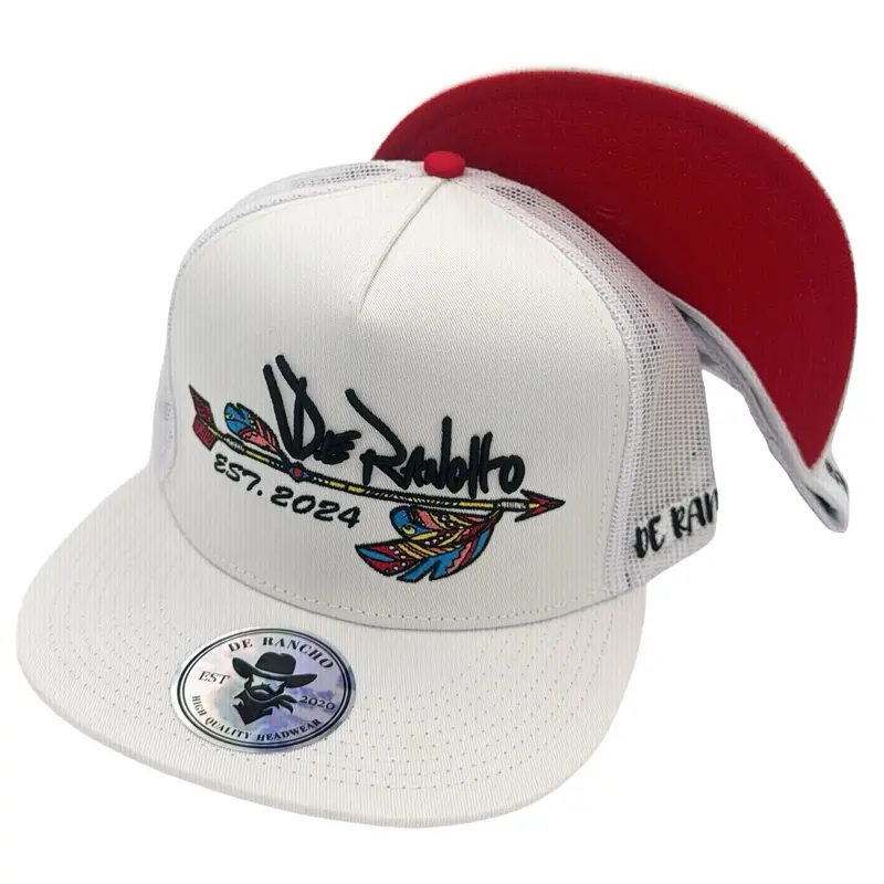 De Rancho ANCIENT ARROW HAT (White) DR146