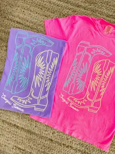 Boots Cowgirl Summer Tee