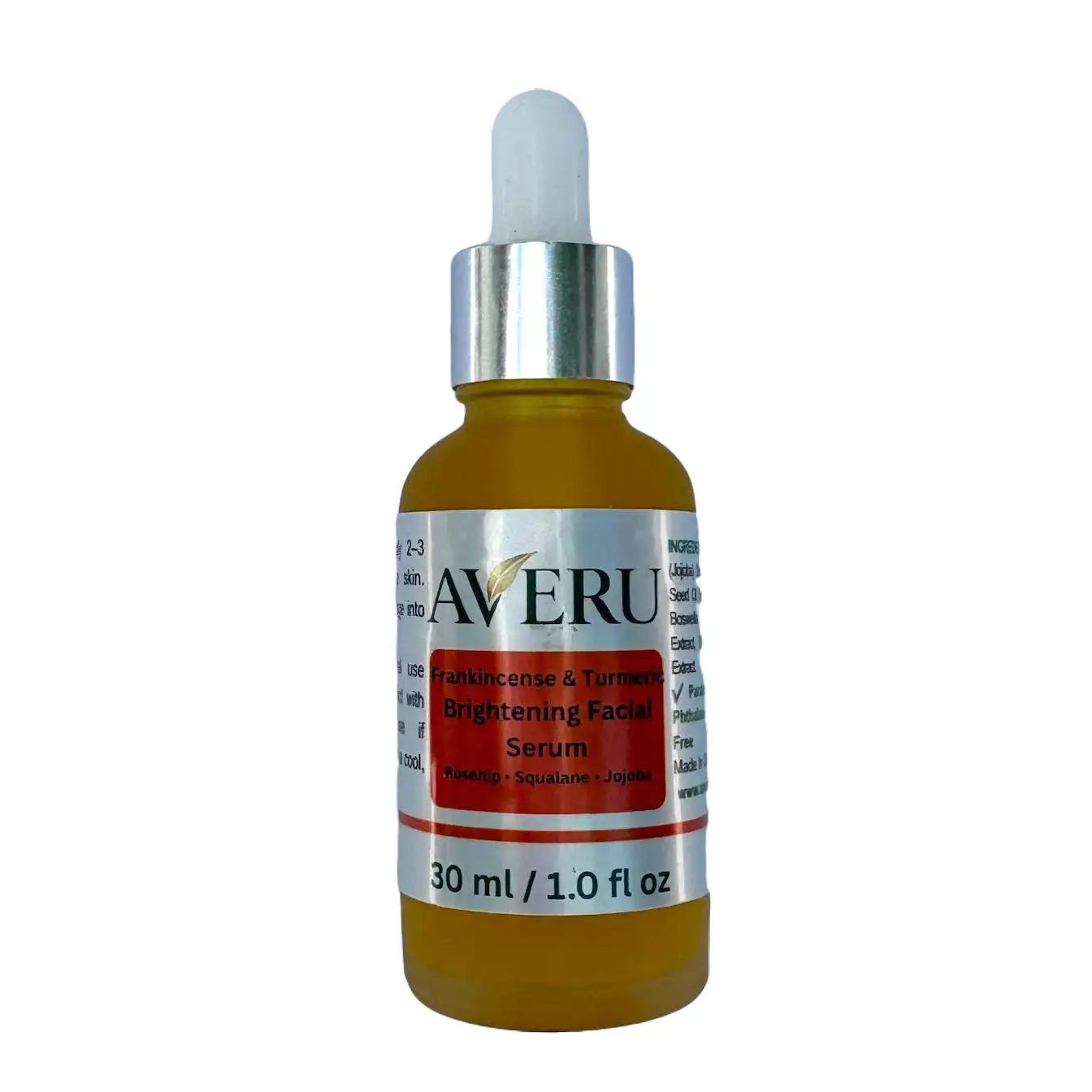 AVERU Frankincense & Turmeric Brightening Facial Serum