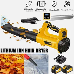 6 Speed Cordless Leaf Blower 540CFM 170MPH with 2 x 6.0Ah Batteries Adjustable Electric Blower for Precision Lawn Care