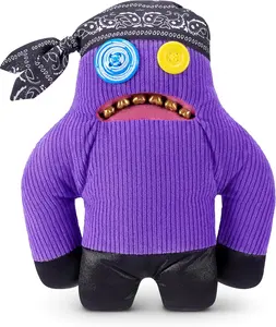 Fuggler Fugg Life 9-Inch Plush Toy (Sasquoosh) by ZURU – Funny Ugly Monster Stuffed Animal with Human-Like Teeth, Quirky Collectible Plush for Kids, Tweens, Teens, Adults & Weird Toy Lovers