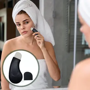 Silicone Blackhead Spatula, Handheld Blackhead Cleaning Shovel, Facial Skin Care Tool for Cleaning Clogged Pores on The Face and Cleansing Facial Oil
