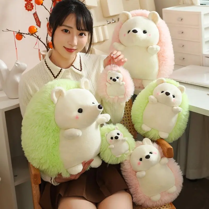 18cm Lovely Cute Hedgehog Plush Soft Animal Toys Cartoon Pet Gifts Comfortable Bedroom Decation Birthday Halloween Presents Boy