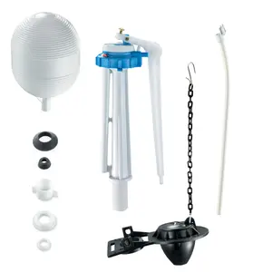 Complete Toilet Repair Kit with Fill Valve and Flapper