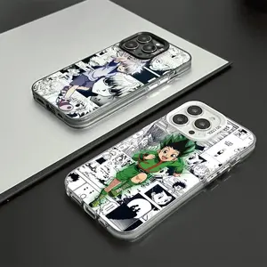 Anime Killua Hunter X Hunter FUNDA Phone Case For iPhone 16 12 13 14 15 Pro Max Plus Mini Shockproof Shin  Clear Back Cover