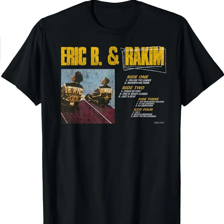 Eric B & Rakim FTL Tracklist T-Shirt
