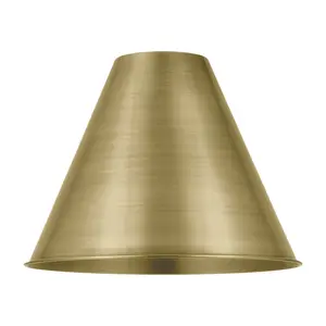 Ballston Metal Shade Antique Brass Steel
