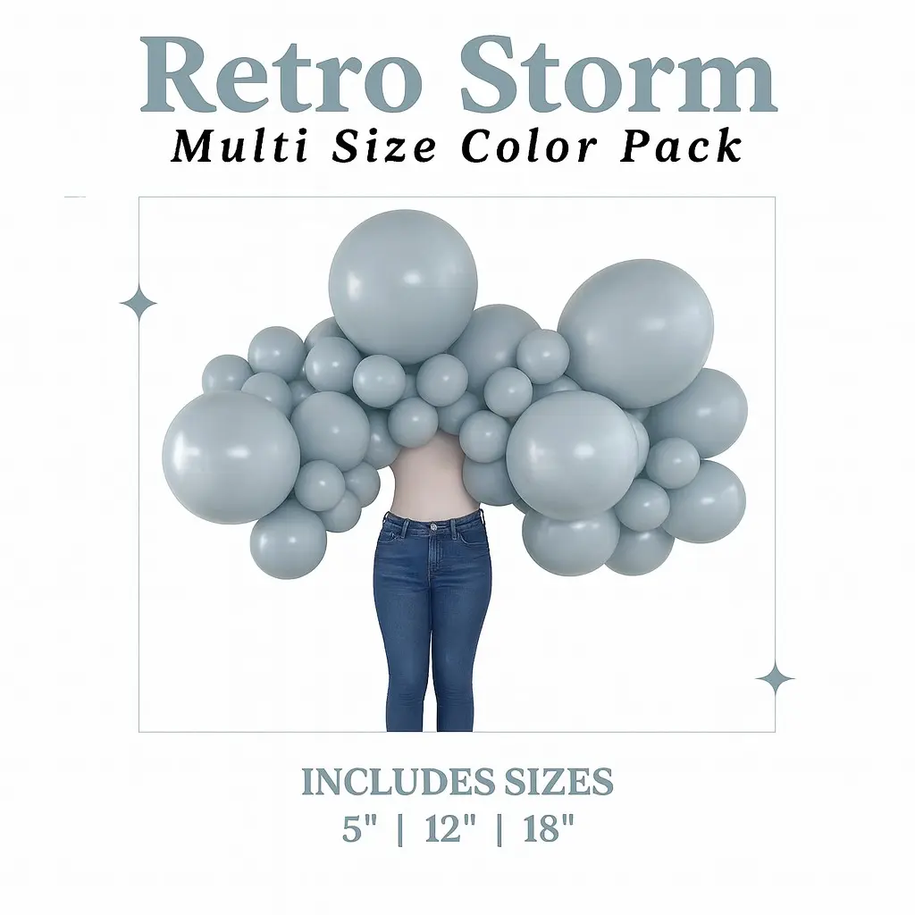 Retro Storm Balloon Pack with Optional Add-Ons Retro Storm Balloon Pack with Optional Add-Ons
