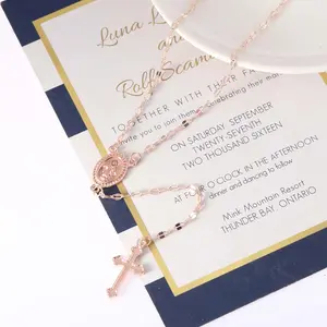 Oval Cross Y-Shaped Pendant Necklace, Creative Design Fashion Artificial Gemstone Jewelry, Stylish Necklaces